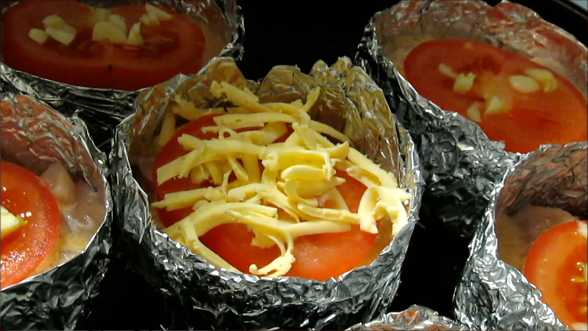 Интересная незатратная горячая закуска "Сюрприз"!