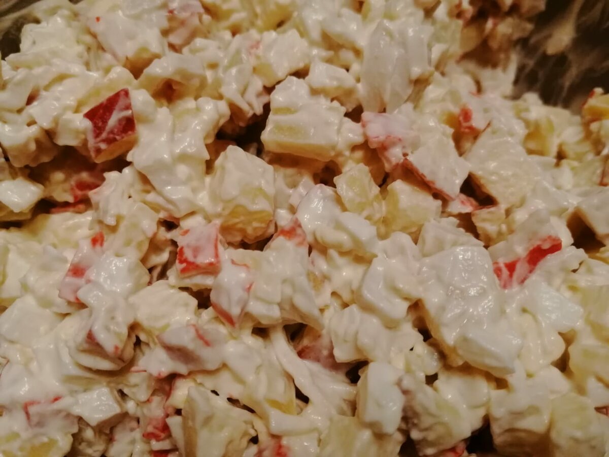 Вкусный праздничный салат, который я готовила. Рецепт