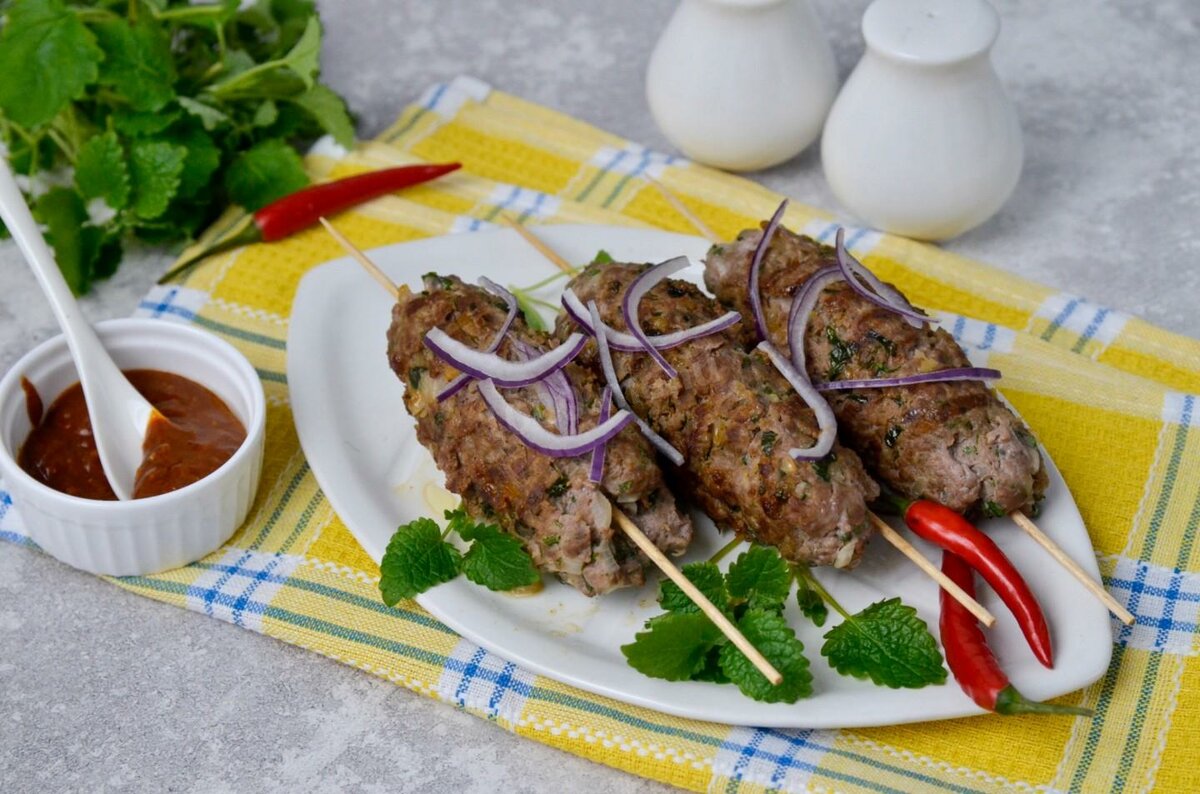 ЛЮЛЯ КЕБАБ НА СКОВОРОДЕ 💖 В ДОМАШНИХ УСЛОВИЯХ ИЗ ФАРША