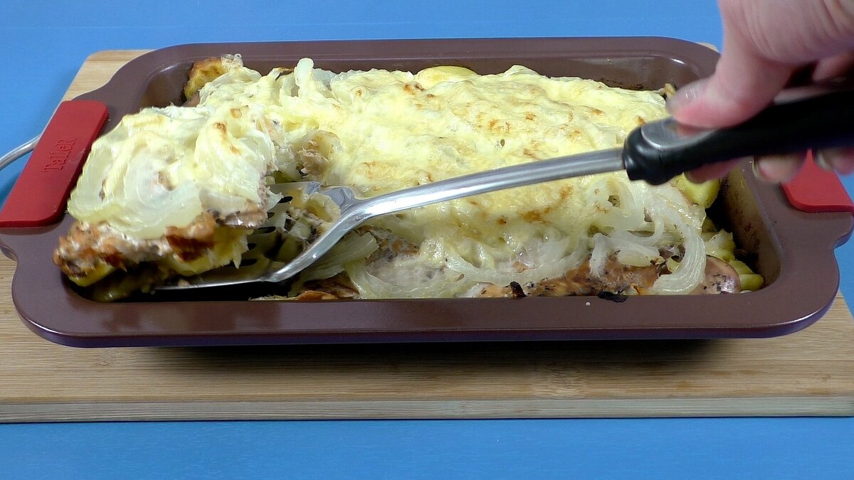 Сочная и Нежная Горбуша с овощами в Духовке. Самый Простой Рецепт