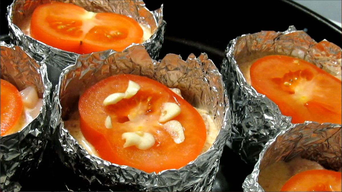 Интересная незатратная горячая закуска "Сюрприз"!