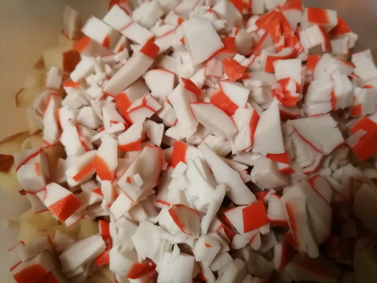 Вкусный праздничный салат, который я готовила. Рецепт