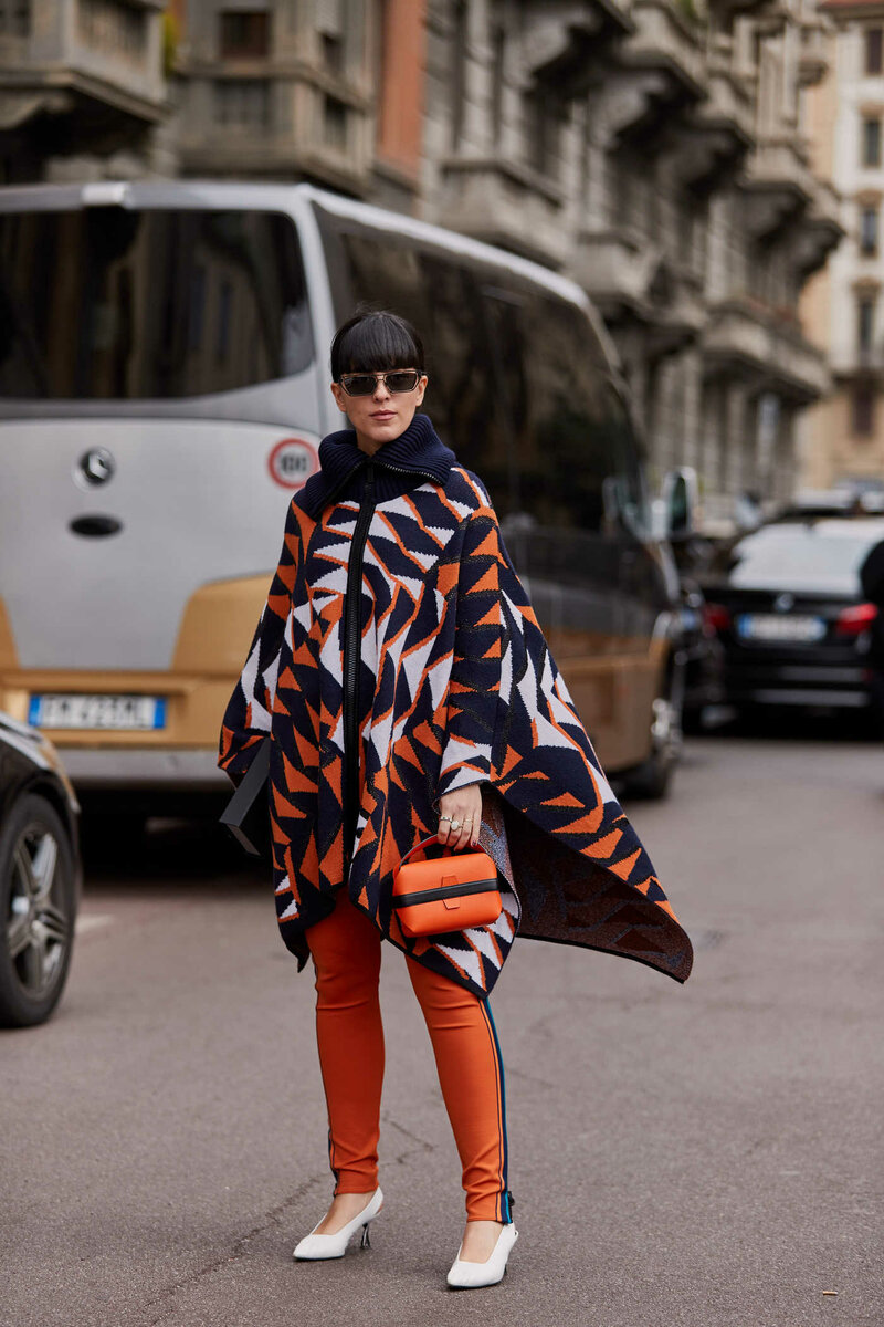Абстрактные узоры смотрятся интересно и необычно. /Фото: fashionweekdaily.com