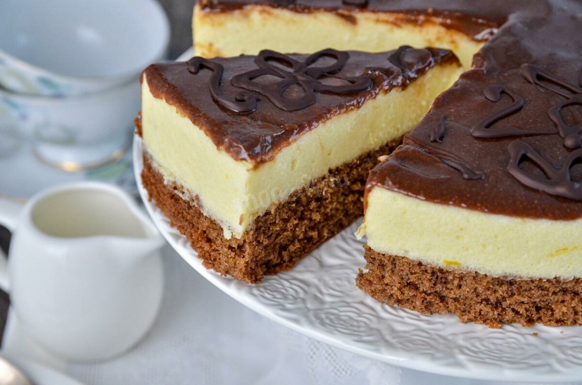 ТОРТ ПТИЧЬЕ МОЛОКО С МАНКОЙ 😍 ВОЛШЕБНО!