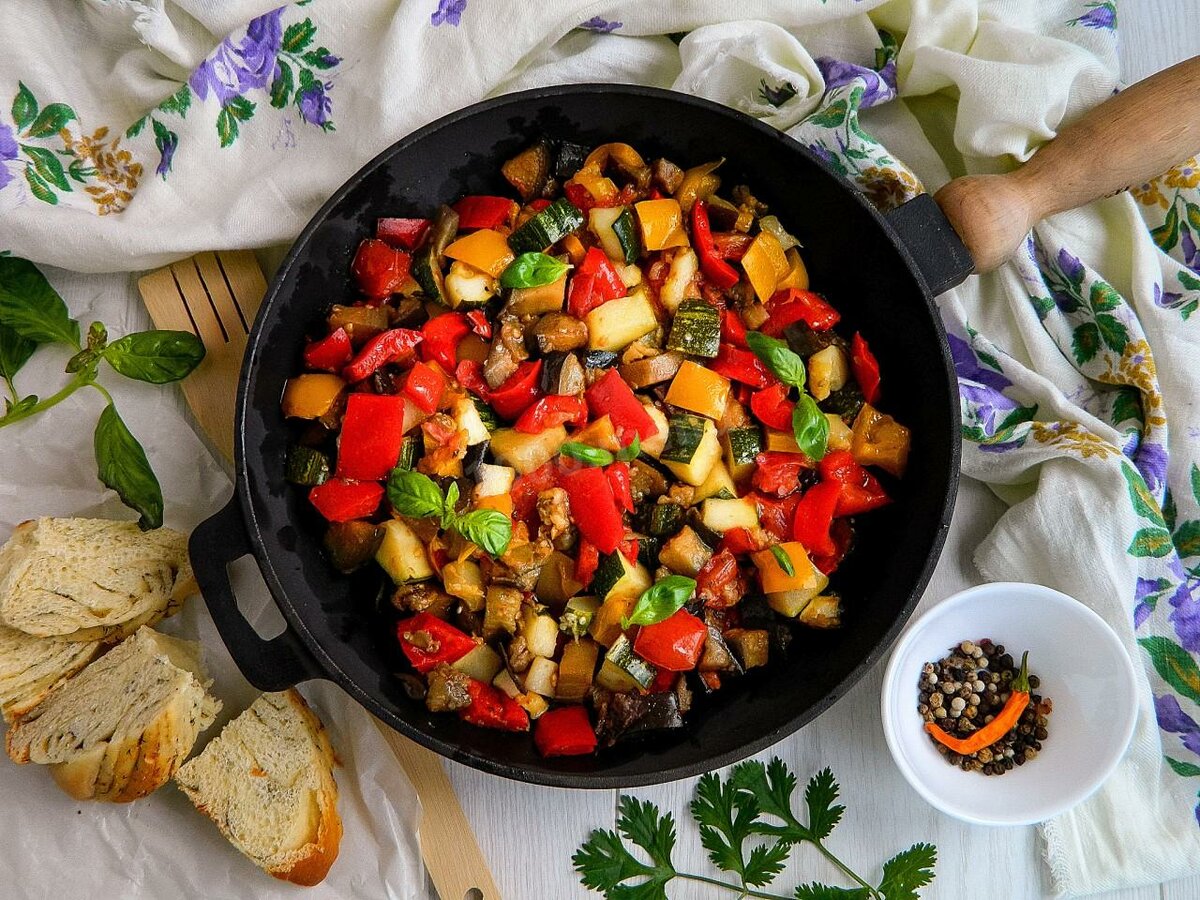 ТОП 5+ БЛЮД С ОВОЩАМИ 👍 ПОЛЕЗНАЯ ЕДА!