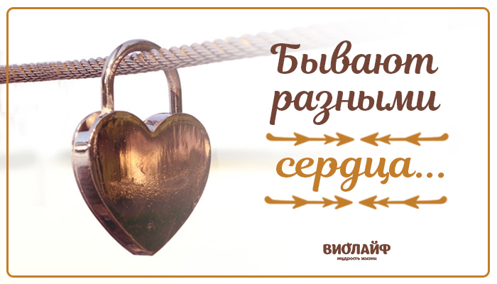 Бывают разными сердца… Бывают разными сердца…