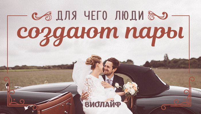 Для чего люди создают пары Для чего люди создают пары